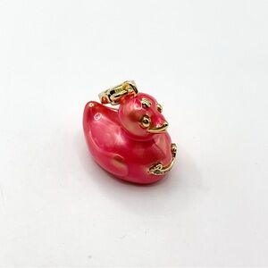 Juicy Couture pink rubber duck charm